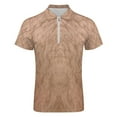 thumbnail image 4 of Hairy Legs Men Zipper T-shirt Summer Casual Short Sleeve T-shirt Top, 4 of 7