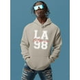 thumbnail image 2 of California Los Angeles 98 Banner Hoodie Men -Image by Shutterstock, Male x-Large, 2 of 4