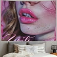 thumbnail image 2 of Orinice Pretty Girl Tapestry Wall Hanging Graphic Tapestries Home Wall Decor Art Dorm Decorations 60x50inch, 2 of 6
