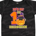thumbnail image 4 of Inktastic Its My 1st Halloween with Cat Mouse and Pumpkin Boys or Girls Baby Bodysuit, 4 of 5