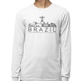 thumbnail image 2 of Skyline Brazil Long Sleeve Shirt Unisex Large White, 2 of 5