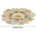 thumbnail image 2 of Floral Area Rugs Peony Flower Shape Area Rugs Non-Slip Rugs Floral Shaggy Carpet Bath Mat for Bedroom Living Room and Sofa, Grey, 2 of 7