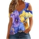 thumbnail image 2 of Fiudx Liquidación de Ahorros de Verano Camiseta Sexy de Verano para Mujer, Blusa con Hombros Descubiertos, Cuello En V, Manga Corta, Camisetas Sólidas, 2 of 5