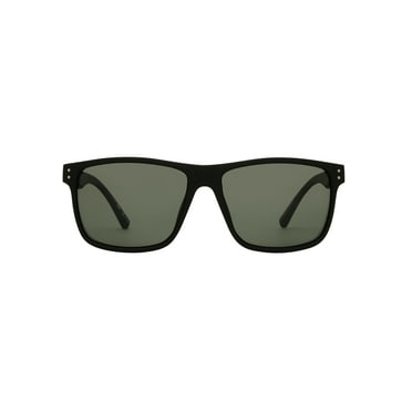 Foster Grant TruPolar Black Square Unisex Polarized Sunglasses