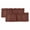 Chocolate, variant on Valances for Windows, Yellow Burlap Texture Valance Curtains Blackout Drapes for Kitchen/Bathroom/Cafe, Farmhouse Vintage Yellow Rod Pocket Window Toppers Valances 2 Pack Clearance 42''x12''