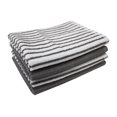 thumbnail image 2 of Hometrends Bar Mop Kitchen Towel 4 pack, 100% Cotton, Grey, 2 of 5
