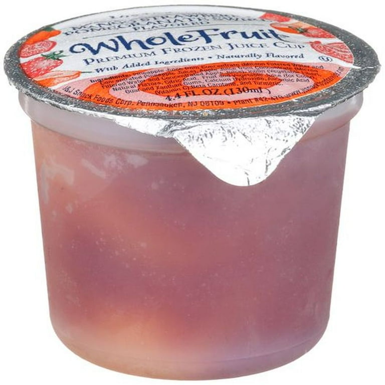 Frozen Strawberry Cups Whole Fruit Frozen Juice Cup Smoothie Cup