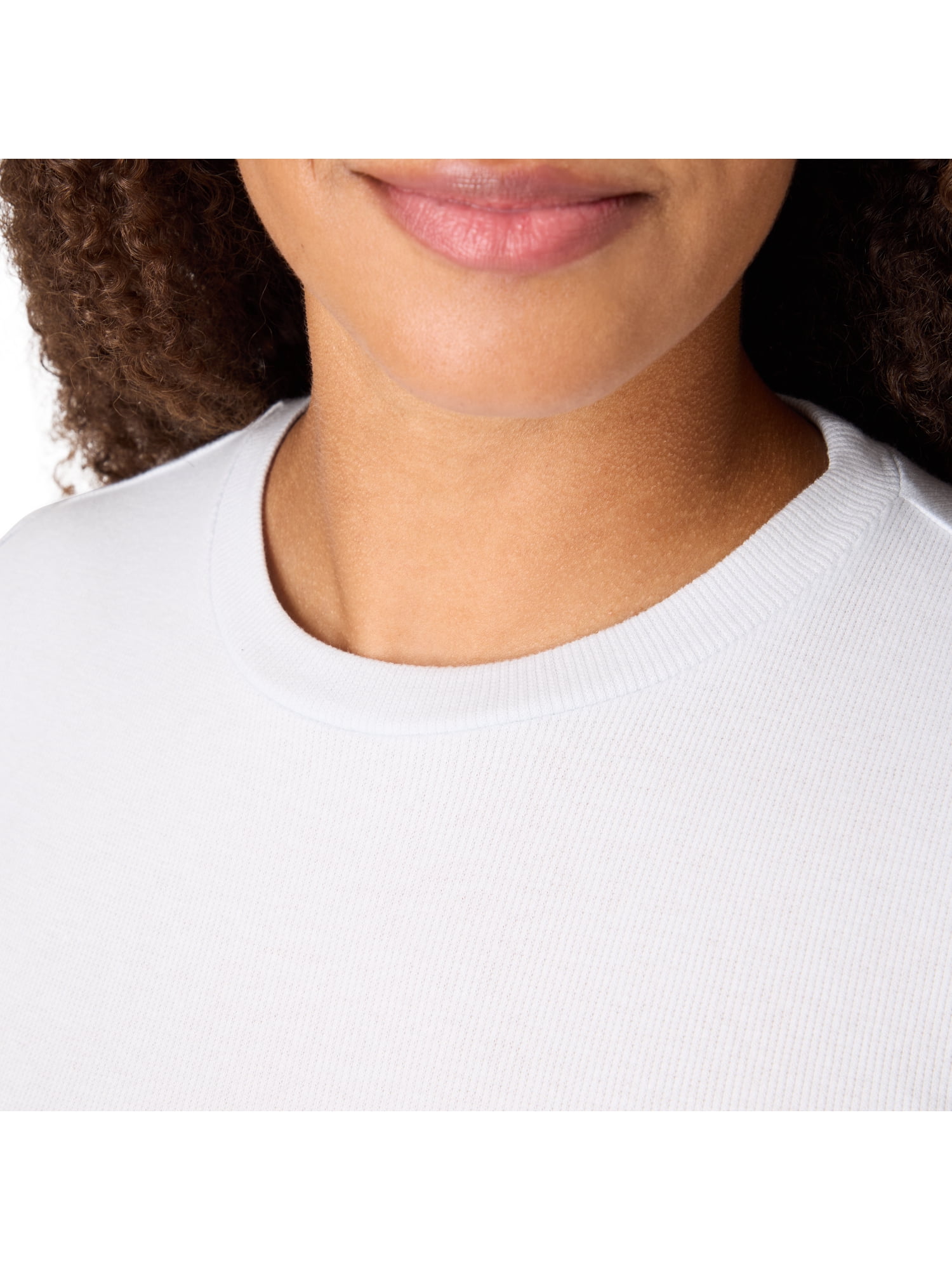 Hanes Originals Women's SuperSoft Comfywear Sleep Rib Crop Tee, Sizes S to 2X