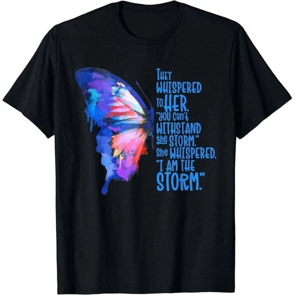 Butterfly Tee I Am The Inspire And Black T-Shirt Unisex S-5XL Hot Trending Shirt, Vintage Birthday Gift