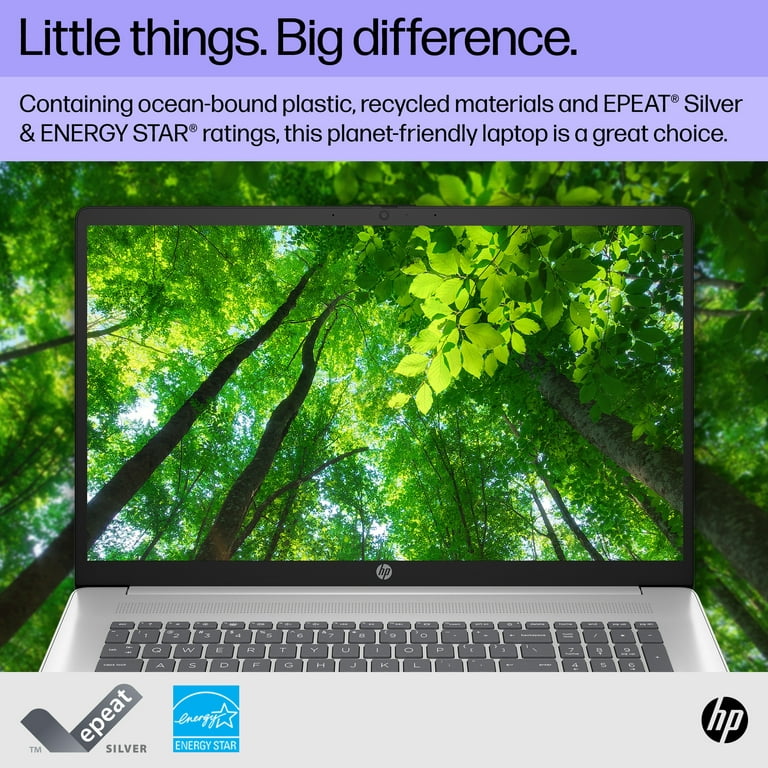 HP 17.3 FHD Laptop, Intel Core i3-N305, 8GB RAM, 256GB SSD