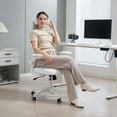 thumbnail image 2 of Vinsetto Mesh Office Chair with 4D Lumbar Support, Adjust Headrest, White, 2 of 10
