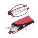 thumbnail image 1 of Gafas de lectura plegables Unisex, nueva moda, portátiles, Anti UV400, antifatiga ocular, bloqueador de luz azul, con funda, 1 ud. Tan Jianjun unisex, 1 of 2