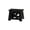 🥝 Black_Base#445, variant on Folding Plastic Step Stool Heavy Duty Portable Non-Slip Collapsible Step Ladder Sturdy High Weight Capacity Indoor Outdoor Home Camping Travel