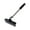Black, variant on syligr Rotating Crevice Brush Multi-Angle Cleaning Tool for Bathroom, Tight Spaces Corners Small Bathroom Floor Brush with Stiff Bristles for Tile Sink, for Kitchen Car Vent Detail Cleaning, 10Inch