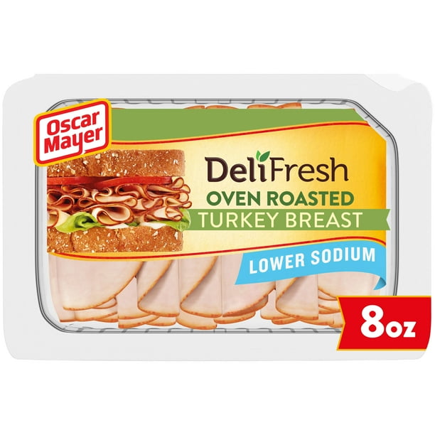 Oscar Mayer Deli Fresh Lower Sodium Oven Roasted Turkey Breast Lunch