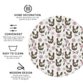 thumbnail image 3 of Kdxio Flowe Rooster Funny Coasters,4 Pcs Leather Coasters,Housewarming Gifts,Protect Furniture from Water Marks Scratch and Damage, 3 of 8