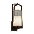 thumbnail image 2 of Group Fusion Atlantic 1-light Dark Bronze Outdoor Wall Sconce, Opal Cylinder - Flat Rim Shade, 2 of 2
