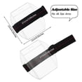 thumbnail image 4 of Arm Badge Holder Armband ID Card Badge Holder with Adjustment Buckle Universal Size for Work Passes (10pcs), 4 of 5