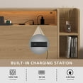 thumbnail image 6 of FULL SIZE Headboard with Hidden Storage & Smart LED Lights, Bedroom Headboard with Built-in Charging Station for Bedroom Decor, 6 of 9