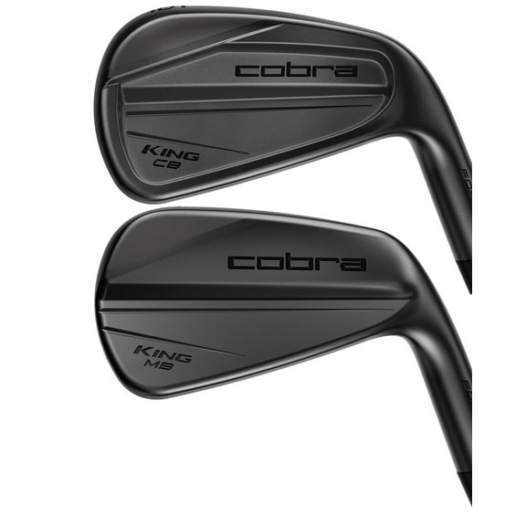 Pre-Owned Cobra King CB/MB Black '24 4-PW Iron Set Stiff FST KBS $-Taper 120