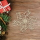 thumbnail image 4 of De Madera De Navidad Copos De Nieve Colgante Copo De Nieve Árbol De Navidad Adornos Colgantes Decoraciones Regalos 5 Piezas Vogacara HA042000-01, 4 of 6