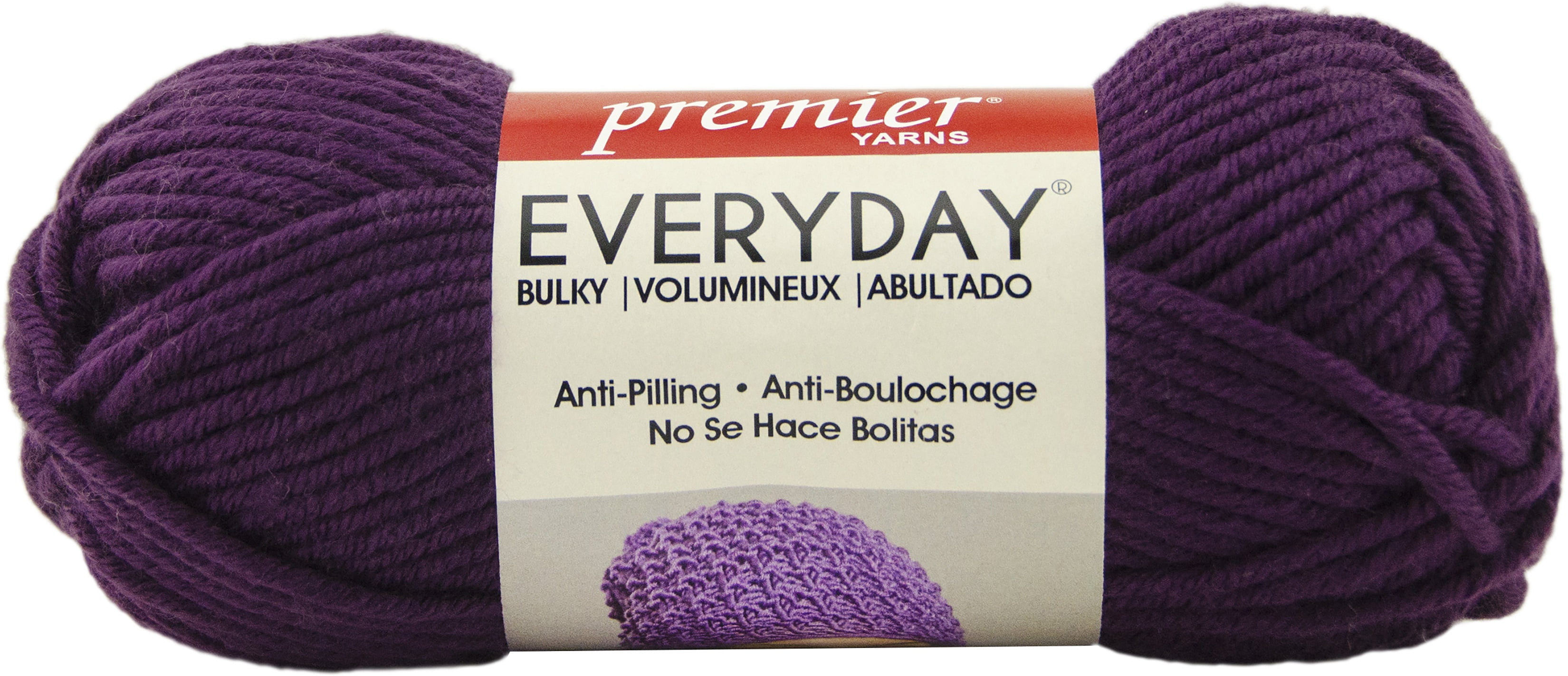 Premier Yarns Everyday Bulky YarnPurple Walmart Canada