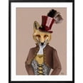 thumbnail image 2 of Art.com Vivienne Steampunk Fox Art Print by Fab Funky, Black Frame Wall Art, 23" x 29", 2 of 5