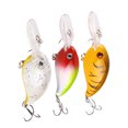 thumbnail image 3 of Welling 1Pc Crank 3D Eyes Fishing Lure Hard Bait Bass Crankbait Sharp Fish Hook Tackle, 3 of 10
