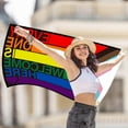 thumbnail image 6 of 2pcs Progress Pride Flag, 3x5 Ft Bisexual Lesbian Trans Gay Rainbow Flag with Rainbow Colors Outdoor Gay LGBTQ Pride Stuff Banner Party Decor for Progress Pride Decorations Accessories, 6 of 8