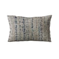 thumbnail image 5 of Plutus 20" x 36" Mixed Stripe Luxury Throw Pillow in Blue, 5 of 9