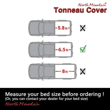 Soft Roll-Up Tonneau Cover Fit Ram 02-08 1500 03-09 2500/3500 6.5' Fleetside Bed