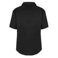 thumbnail image 5 of BKQCNKM Mens T-Shirts,Going Out Tops,Men's Casual Fashion Solid Color Trendy Striped Loose Button Short Sleeved Shirt,Cotton T Shirts For Men Black 5Xl, 5 of 8