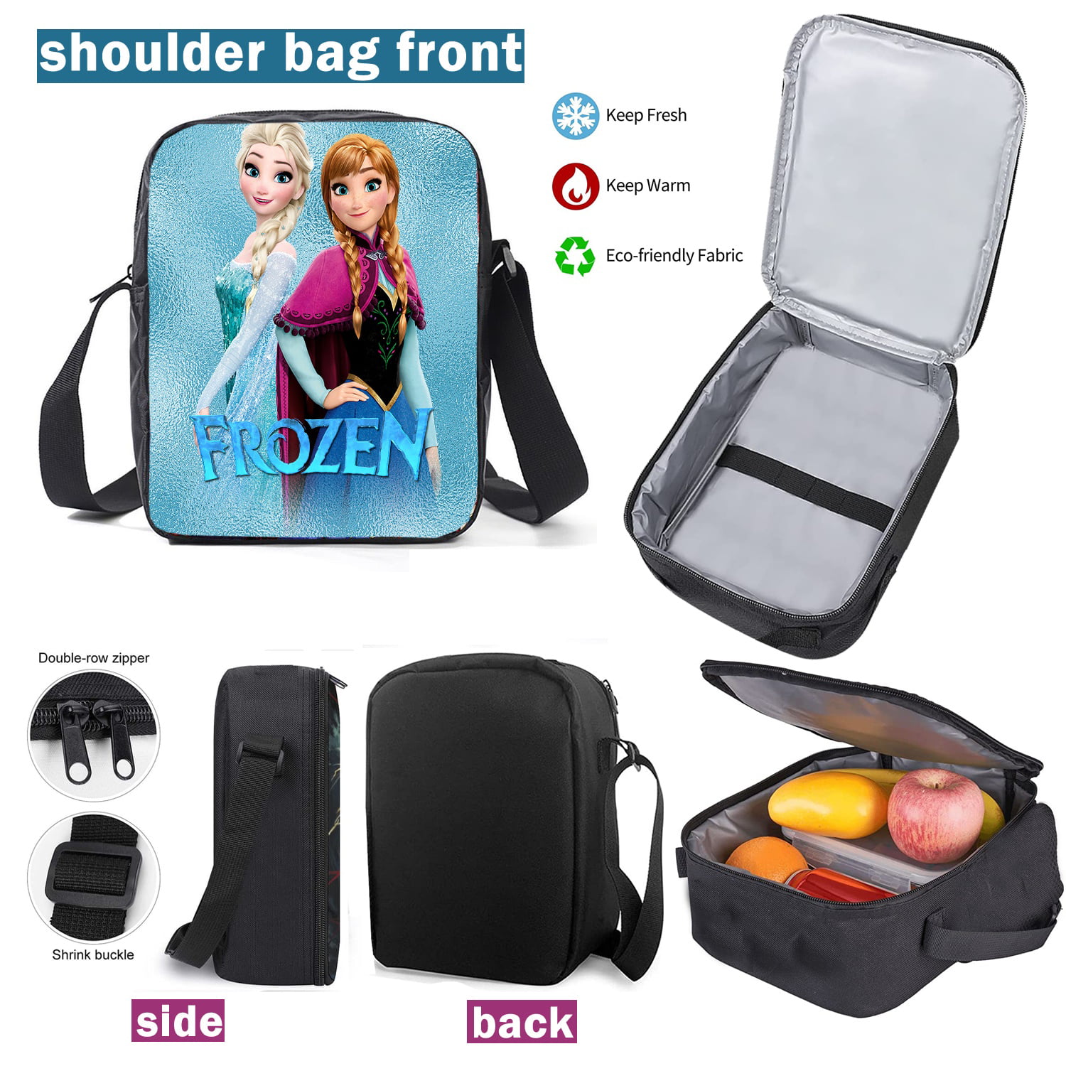 Frozen 2 Ice Princess 2 Elsa Ladies Pouch Bag Silver Top for sale online |  eBay