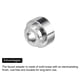thumbnail image 5 of Adaptador de grifo Unique Bargains 3/4 Hembra Rosca a 22mm x 6mm Macho Rosca latón aireadores de grifo y adaptadores, 5 of 6