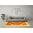 thumbnail image 3 of Ahgly Company Machine Washable Indoor Rectangle Oriental Yellow Traditional Area Rugs, 4' x 6', 3 of 4