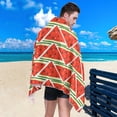 thumbnail image 4 of Coolnut Beach Towels Summer Watermelon Slices Camping Towels Tropical Fruits Sand Free Beach Towel, 30"x60" Large Beach Towels Quick Dry Bath Travel Towels Pool Yoga Beach Mat for Men Women, 4 of 6