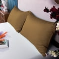 thumbnail image 7 of Flxxie Queen Pillowcases 2 Pack 100% Egyptian Cotton 20x30 Coffee Envelope Soft, 7 of 7