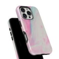 thumbnail image 6 of DesignSkinz Scratch-Resistant Hard Slim Case Compatible with iPhone 14 Pro (Compatible with MagSafe) - Marbleized Soft Pink, 6 of 9