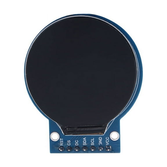 1.28 Inch HD IPS Color TFT LCD Display Module Round Board 7 Pins RGB LED Round Screen PCB Board
