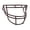 Color: Maroon, variant on VENGEANCE ROPO-TRAD-NB FACEMASK Carbon Steel / Black