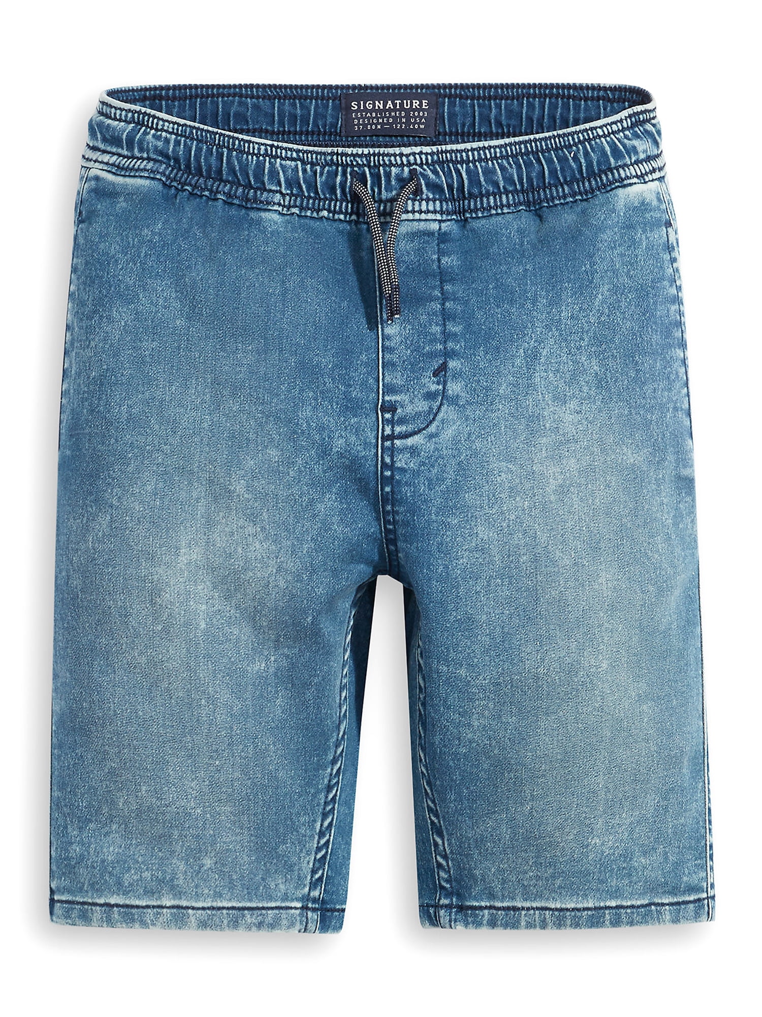 Signature By Levi Strauss & Co. Boys Pull-On Shorts, Sizes 4-18 ...
