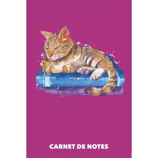 Carnet De Notes Chat Dormant A5 Pointille Grille De Points 1 Pages Pour Proprietaires De Chats Paperback Walmart Com