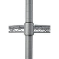 thumbnail image 2 of TRINITY 5-Tier Outdoor Wire Shelving Rack | 48" X 18" X 72" | Nsf | Includes Wheels | Gray, 2 of 5