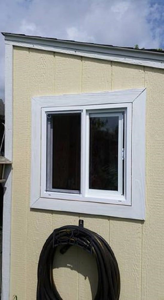 24 X 24 VINYL UTILITY SLIDER WINDOW - INSULATED