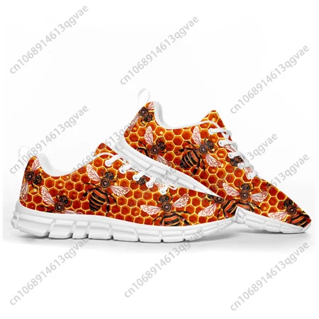 

Bee Honeybee Sports Shoes Mens Womens Teenager Kids Children Sneakers Popularity Casual Custom High Quality Couple Shoes White