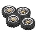 thumbnail image 4 of Ruedas Y Neumáticos Para Vehículos RC, Juego De Neumáticos Para Ruedas De Coche De 4 Piezas, Neumáticos Para Vehículos Todoterreno De Carreras, Llantas De Goma Para Coche De, 4 of 7