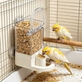thumbnail image 4 of JHRGJIO Hanging Bird Feeder Water Dispenser, Parrots Cockatiel Cage Water Bottle Accent, Food Container Bird Feeding Accessories for Home Use Daily Cage Automatic, 4 of 6