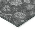 thumbnail image 4 of Addison Rugs Chantille Indoor/Outdoor Transitional Floral Gray Washable Rectangle Rug, 9' x 12', 4 of 6