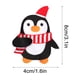 thumbnail image 3 of Wmhnj Paquete de 50 decoraciones de papel de pinginos navideños para piruletas, pasteles y exhibidores de dulces para fiestas navideñas, 3 of 7