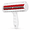 red, variant on Pet Hair Remover Brush for Dogs & Cats, Self-Cleaning Slicker Grooming Tool with One-Click Hair Release, Shedding Comb for Furniture, Clothing & Home Cleaning